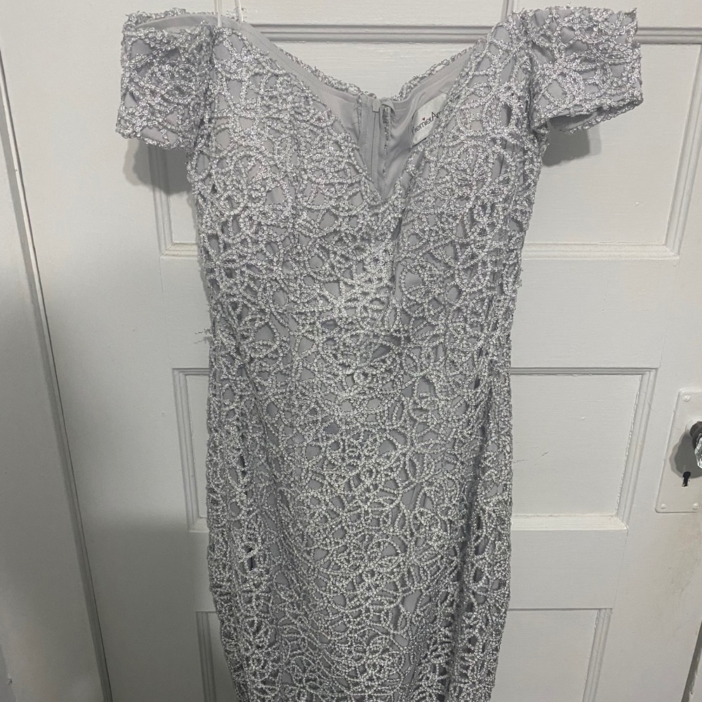 off the shoulder sequin dress